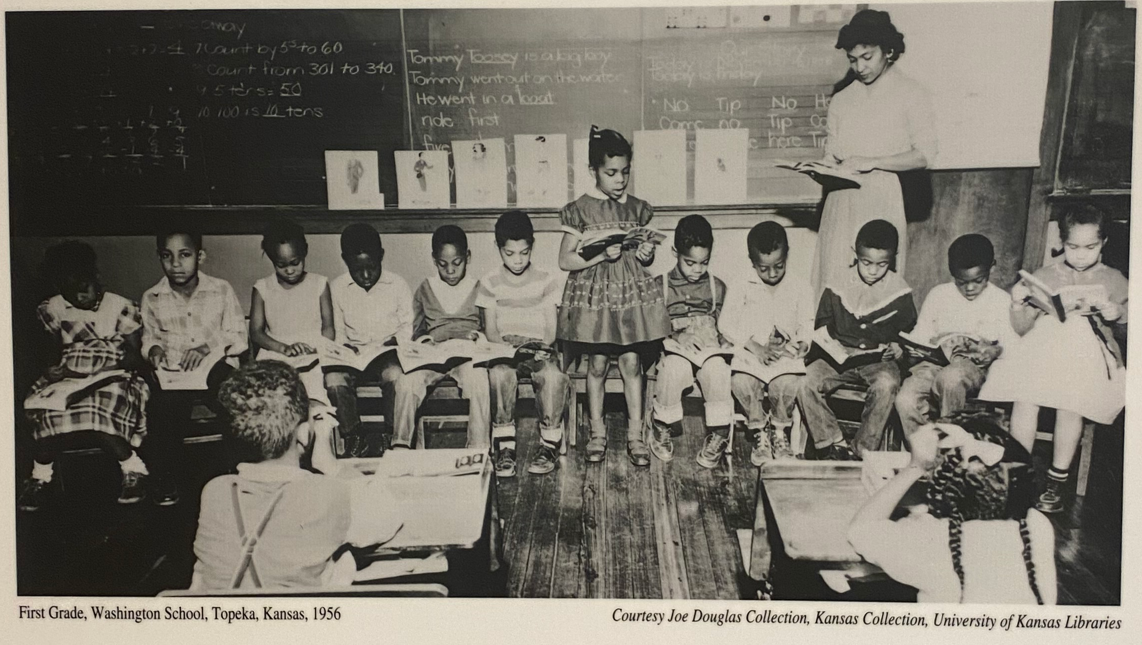 historical photo of Black kids at school